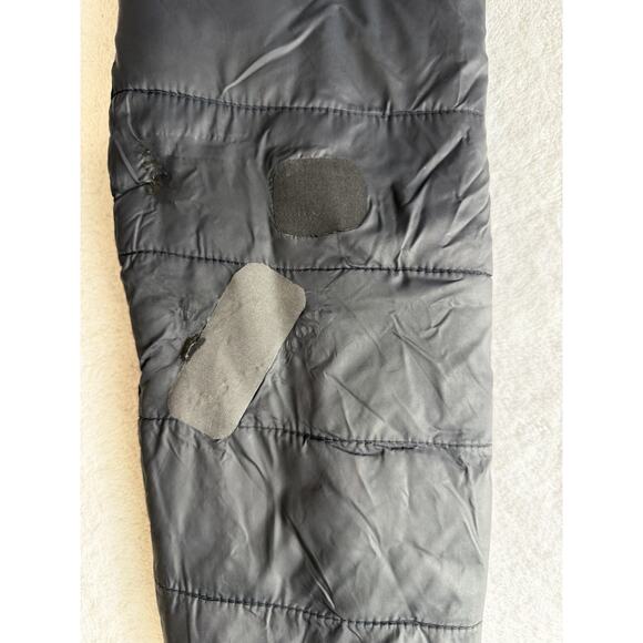 Unisex Kids 13/14 Abercrombie Black puffer quilted Jacket fleece lined hooded - Picture 6 of 10